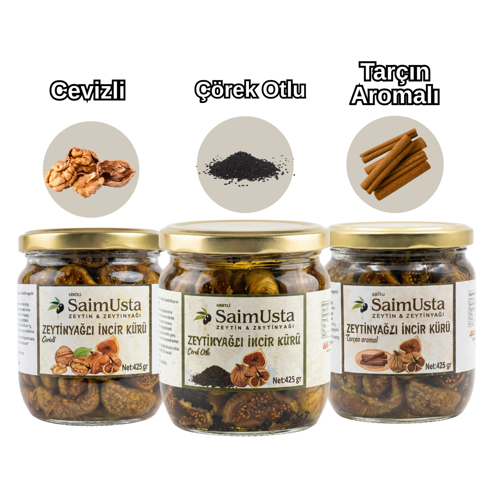 zeytinyağı site ürün görselleri (8) Zeytinyağlı İncir Kürü - Üçlü Avantaj Paket - Görsel 1